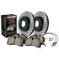Centric Parts SPORT BRAKE KIT FRONT DRILLED/SLOTTED 978.42000F